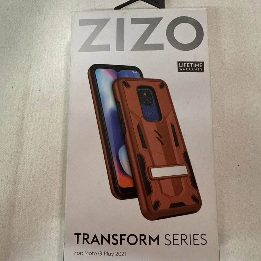 ZIZO - Transform‎ Series for Moto G Play 2021 Red/black Case. Christmas/birthday